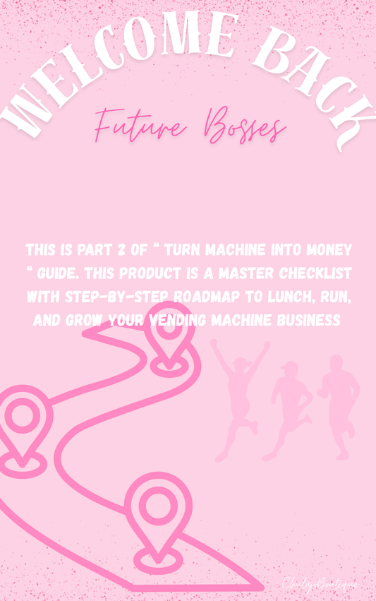 TURN MACHINE INTO MONEY part 2 Checklist Guide ( PDF)